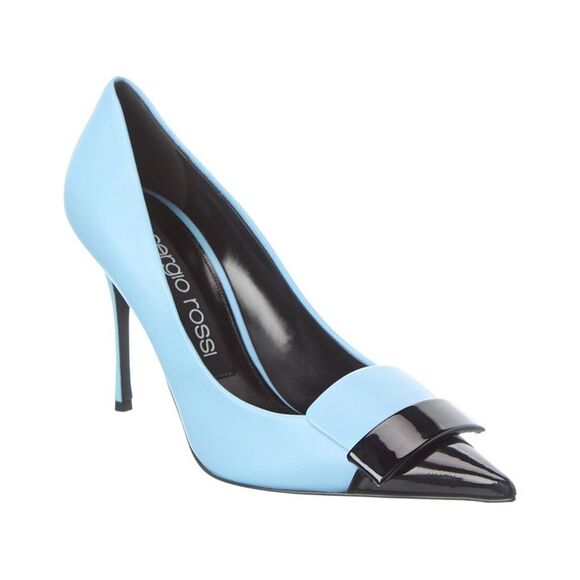 Sergio Rossi Sr1 Leather Pump Blue